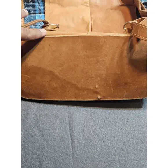 Large backpack Handmade Guatemalan Aztec Southwestern Bag Multiple Pockets - Picture 12 of 12